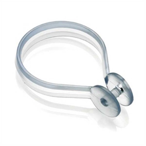 Croydex Button Crystal Curtain Rings - Box 12