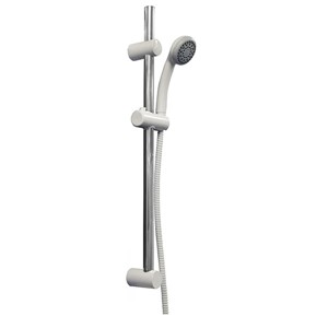 Croydex Amalfi 1 Function Shower Set with Riser Chrome / White - AM250922
