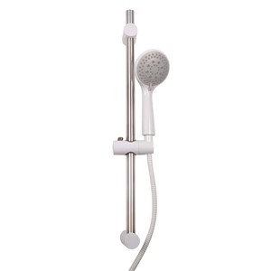 Croydex Amalfi 5 Function Shower Set with Riser Chrome / White - AM251022