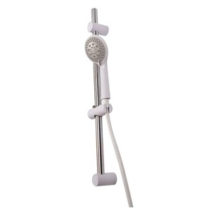 Croydex Amalfi 5 Function Shower Set with Riser Chrome / White - AM251022