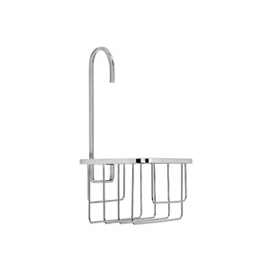 Croydex Shower Riser Rail Hook Over Caddy Chrome - QM260441