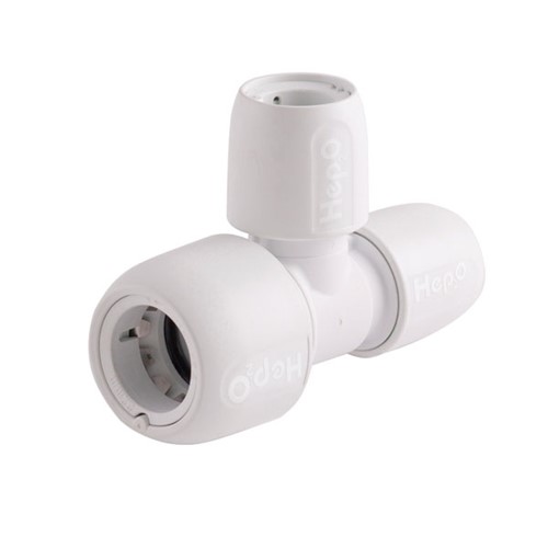 Hep2o 22 x 15 x 22mm End Reducing Tee - HD12/22W