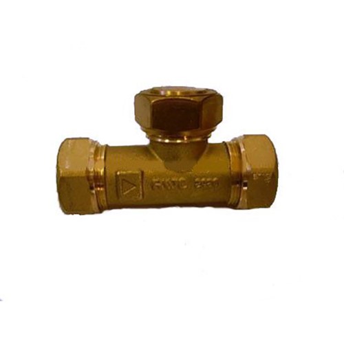 Heatrae 22mm Tee with Non Return Valve - 95605041