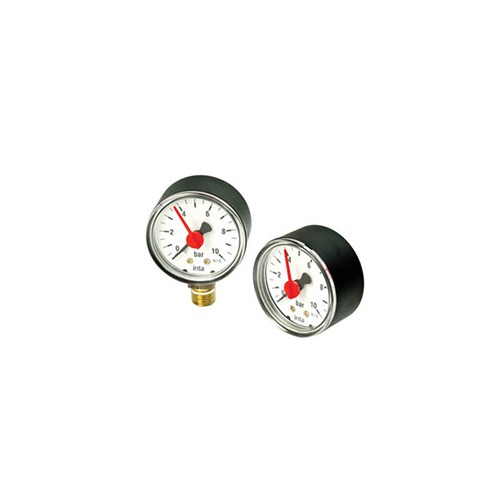 Inta 0-6 bar Pressure Gauge with Bottom Connection & PTFE Sealing Ring - GP1536006