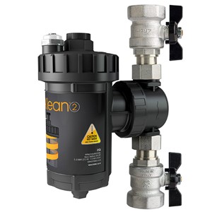 IntaKlean 2 1 1/4" Female Magnetic Filter with Isolating Ball Valve - IK2MF114