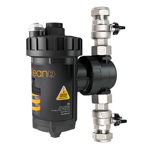 IntaKlean 2 1 1/4" Female Magnetic Filter with Isolating Ball Valve - IK2MF114