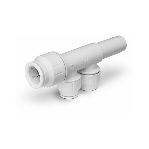 JG Speedfit 22 x 15mm 2 Port Manifold with Stem