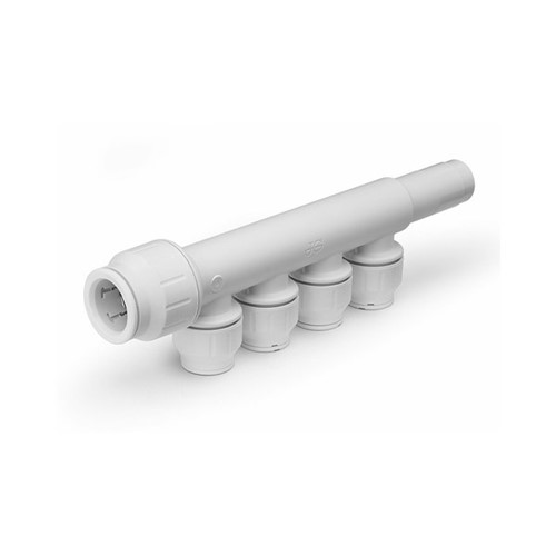 JG Speedfit 22 x 15mm 4 Port Manifold with Stem