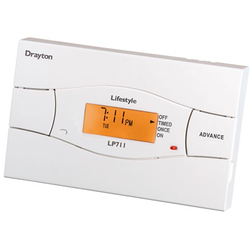 Drayton LP711 7 Day Electronic Time Clock Programmer - 25478