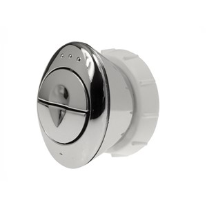 Multiflush Oval Replacement Pushbutton Chrome - BFVRBUCP
