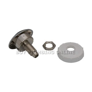 Multiflush Oval Replacement Pushbutton Chrome - BFVRBUCP