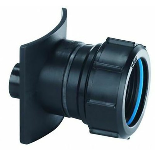 "McAlpine Mechanical Boss Connector Soil and Rainwater 11/2"" Black"