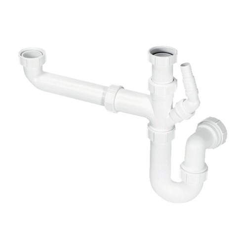 McAlpine 1 1/2" Bowl and a Half Sink Plumbing Kit - 1 Appliance Connections
