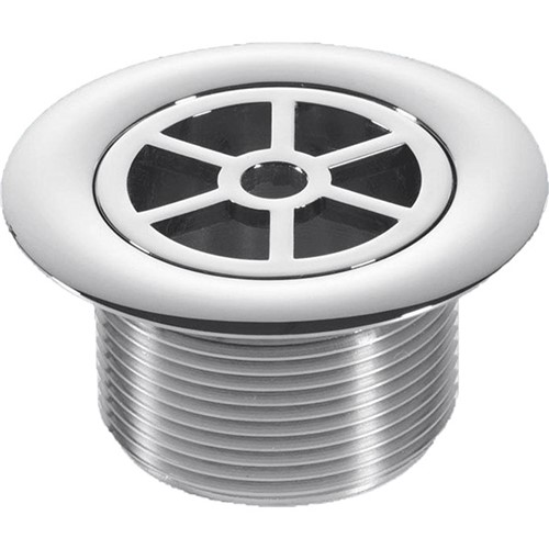 McAlpine 85mm Chrome Plated Plastic Standard Shower Waste - Chrome - STW85CP