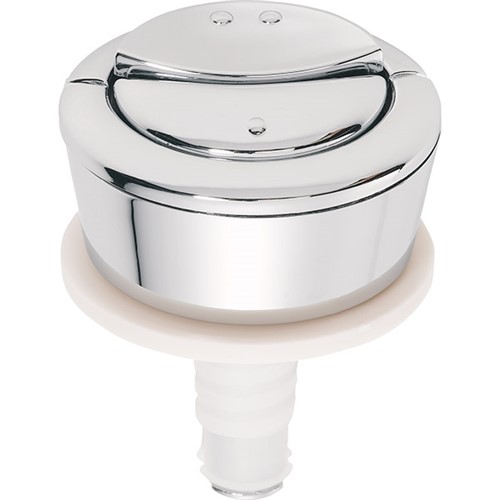 Wirquin Dual Flush Push Button Chrome - 19008001
