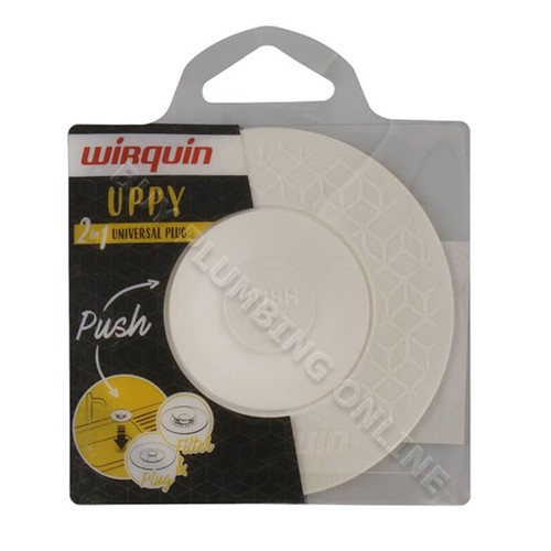Wirquin Uppy Universal 2 in 1 Smart Plug + Filter White - 30722337