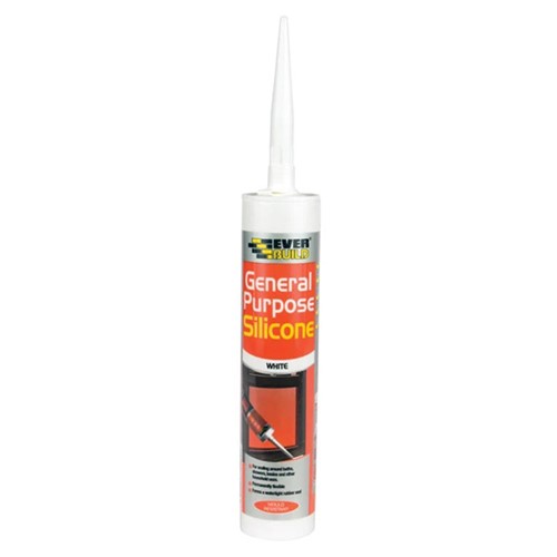 Everbuild General Purpose Silicone Sealant Black - 280ml