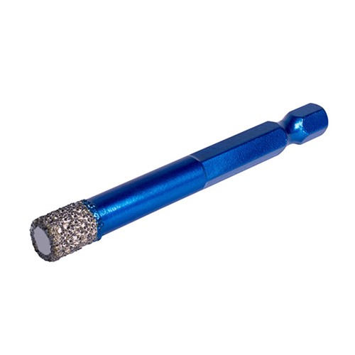 Mexco Wax Filled 8mm Hex Fit Tile Drill Bit - A10VBDB8