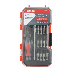 Timco 18 piece Precision Screwdriver Bit Set - 468135