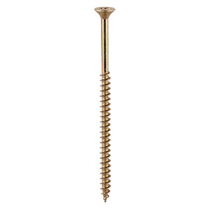 Timco 5.0 x 100mm Double Countersunk PZ Solo Woodscrew Yellow - Bag 90