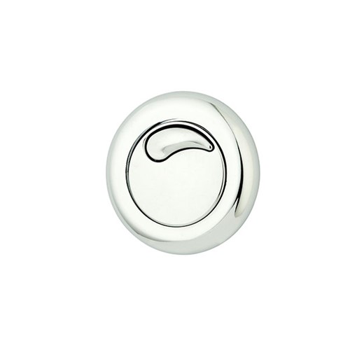 Dudley Dual Flush 51mm Round Pneu Push Button Chrome