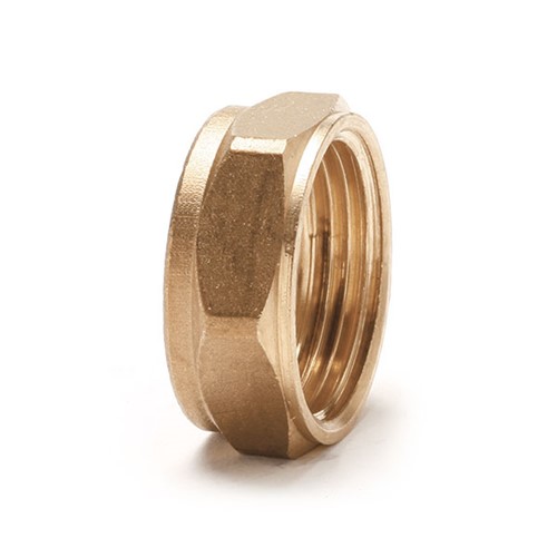 Express Compression Brass Cap Nut 15mm