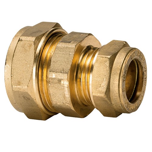 Express Compression Brass Reducing Coupling 10mm x 8mm