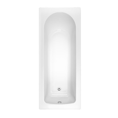 Nu 1600mm x 700mm Single Ended Bath - White