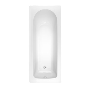 Nu 1600mm x 700mm Single Ended Bath - White