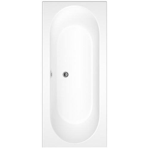 Omicron 1700mm x 700mm Double Ended Bath - White