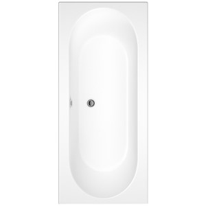 Omicron 1700mm x 700mm Double Ended Bath - White
