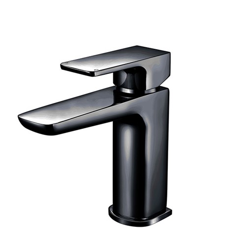 Chi Mono Basin Mixer with Pop Up Waste - Electroplated Black