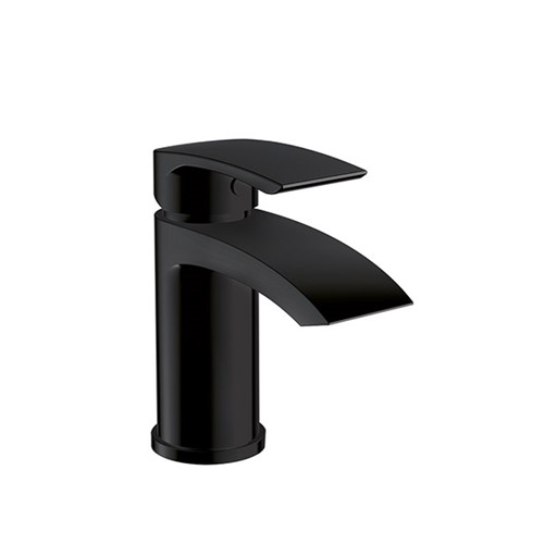 Psi Mono Basin Mixer with Pop Up Waste - Electroplated Black