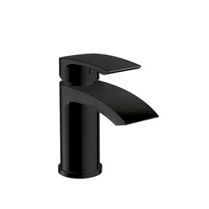 Psi Mono Basin Mixer with Pop Up Waste - Electroplated Black
