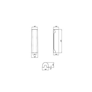 Delta Round Full Pedestal - White