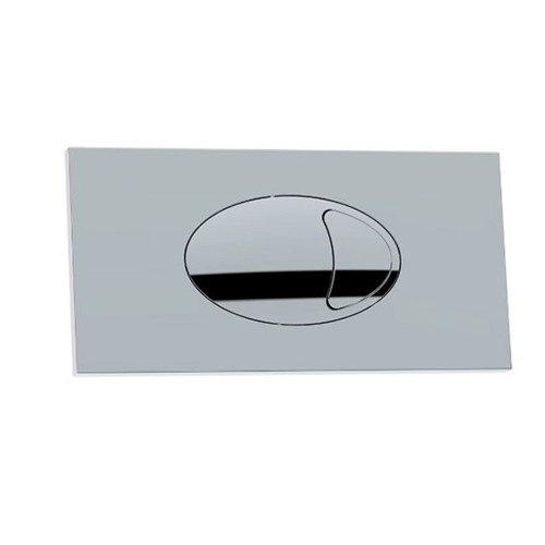 IB Square Dual Flush Plate - Chrome