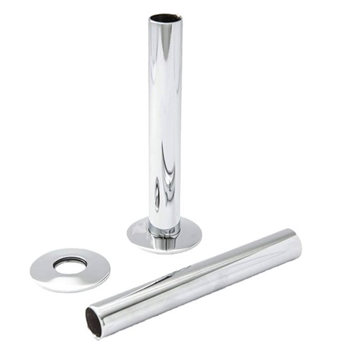 18mm x 300mm Towel Warmer Sleeve Set - Chrome
