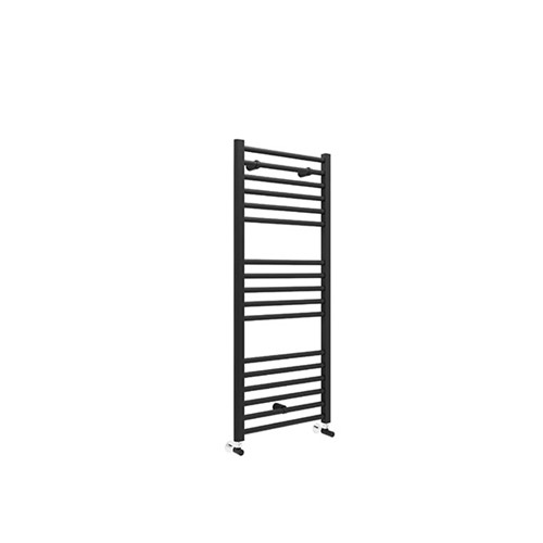 1200mm x 400mm Straight Towel Warmer - Matt Black