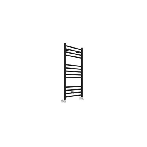 1000mm x 500mm Straight Towel Warmer - Matt Black