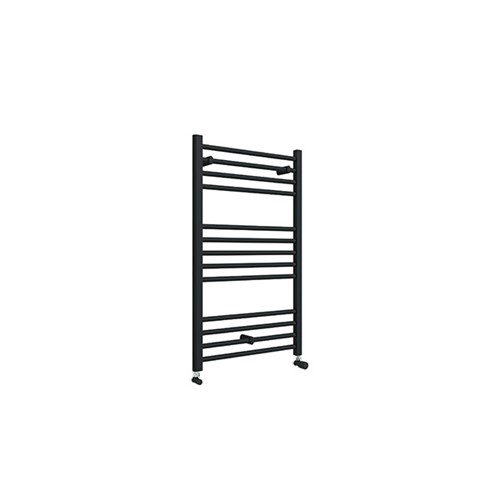 1000mm x 600mm Straight Towel Warmer - Matt Black
