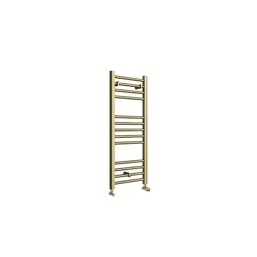 1000mm x 400mm Straight Towel Warmer - Brushed Brass