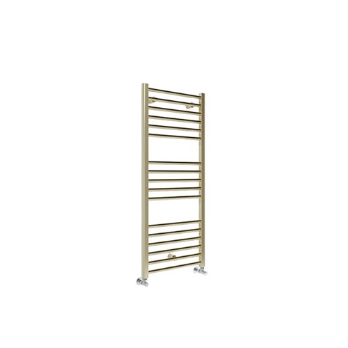 1200mm x 400mm Straight Towel Warmer - Brushed Brass