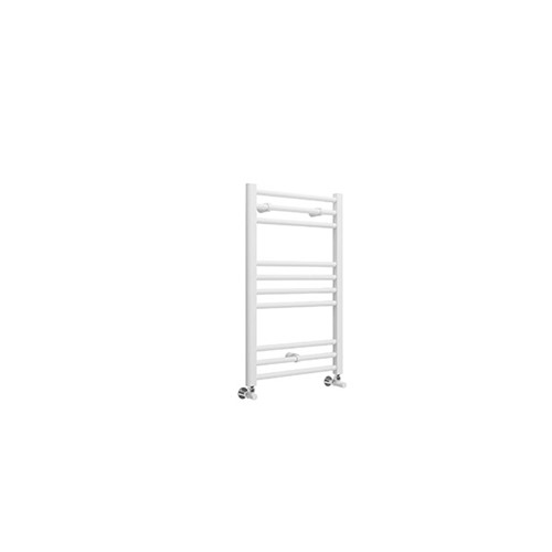 800mm x 500mm Straight Towel Warmer - White