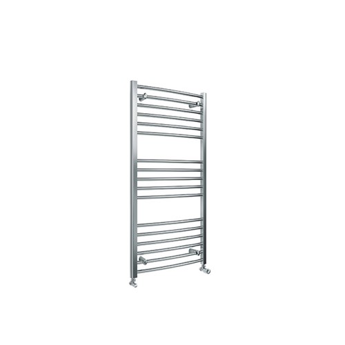 1200mm x 600mm Curved Towel Warmer - Chrome