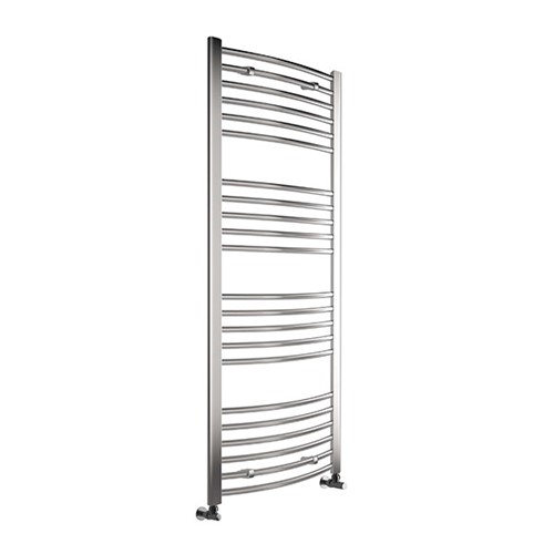 1600mm x 600mm Curved Towel Warmer - Chrome