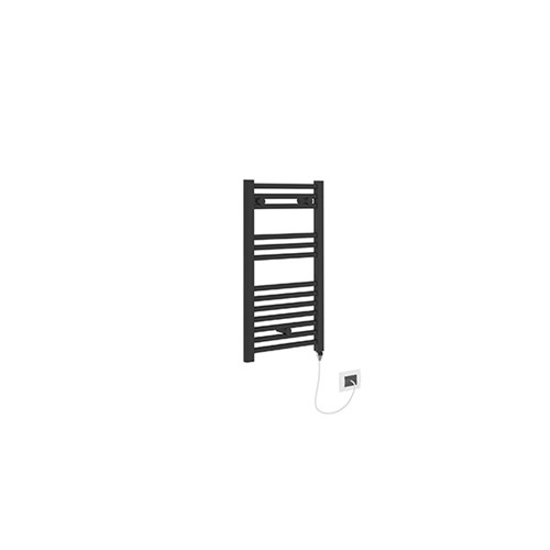 720mm x 400mm Electric Towel Warmer - Matt Black