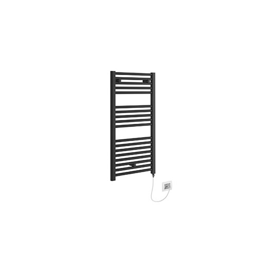 920mm x 480mm Electric Towel Warmer - Matt Black