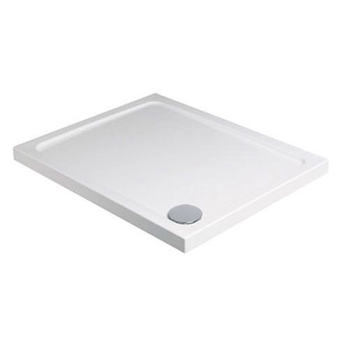 Alpha 900mm x 900mm Square Anti-Slip Shower Tray - White