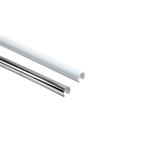 Talon 15mm Snappit Pipe Cover 200mm length (pack 10) Chrome - ACSNC/10