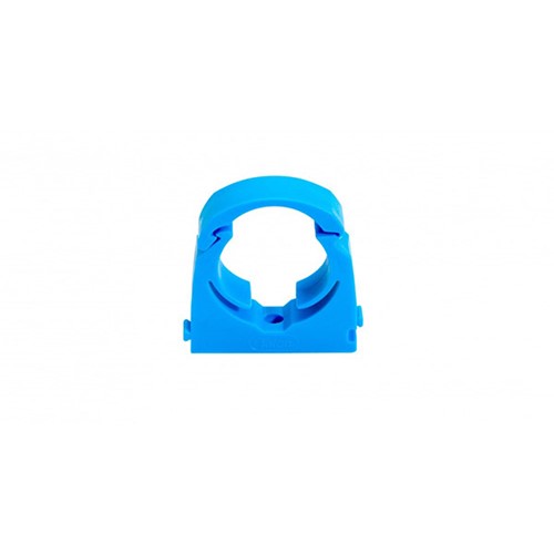 Talon 19mm - 21mm MDPE Single Hinged Clip Blue